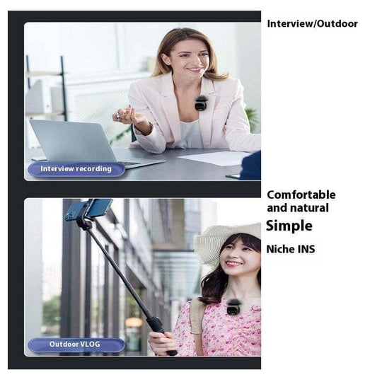 Wireless Microphone Bluetooth Accompaniment Comes With Reverb - Gadget Aliens