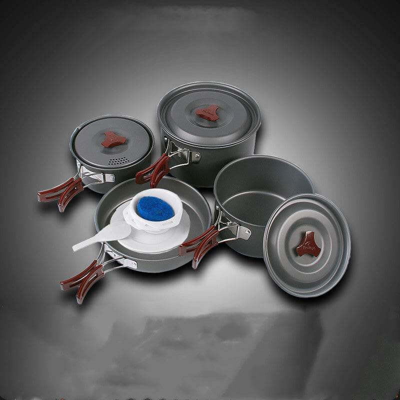 Picnic cookware set camping pot set camping pot - Gadget Aliens 