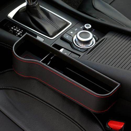 PU Car Organizer Seat Gap Storage Box Car Seat Side Slit for Wallet Phone Coins Cigarette Keys Cards Car Accessories - Gadget Aliens