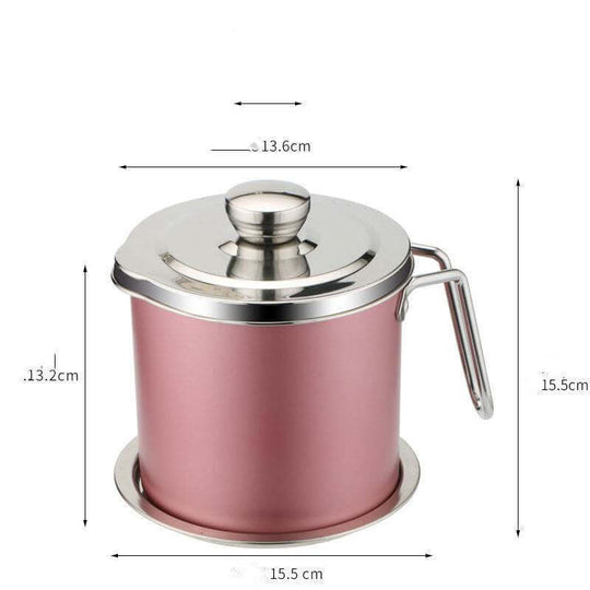 Stainless steel kitchen oil filter - Gadget Aliens