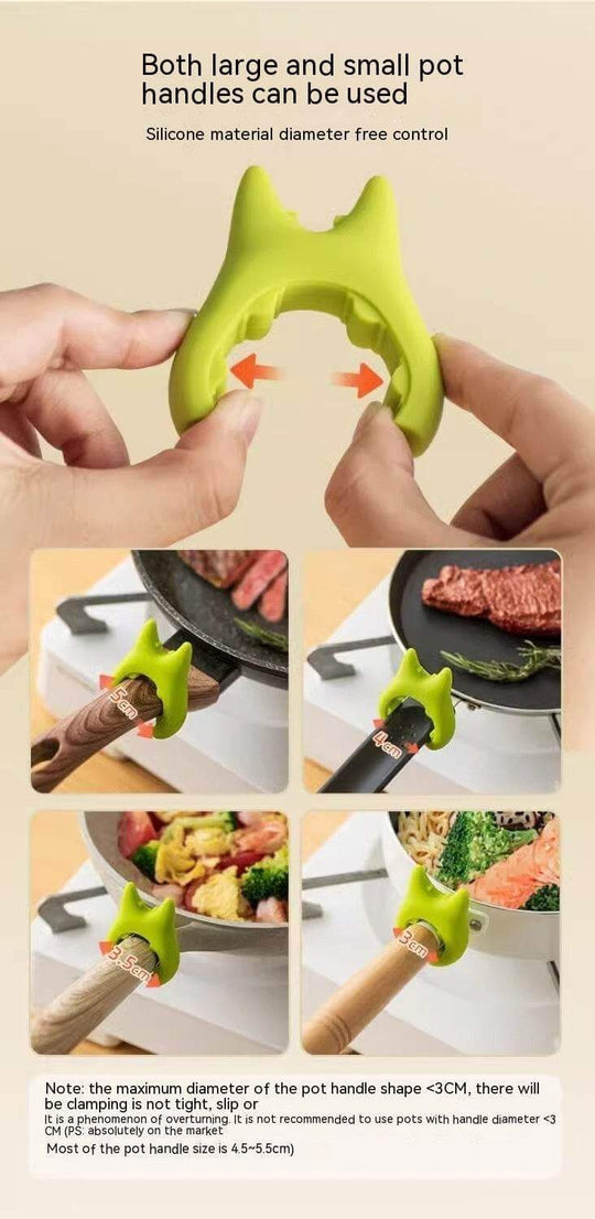 Multifunctional Spatula Holder Silicone Anti-overflow Spoon Holder Cooking Pot Anti-scalding Clip Kitchen Gadgets - Gadget Aliens 