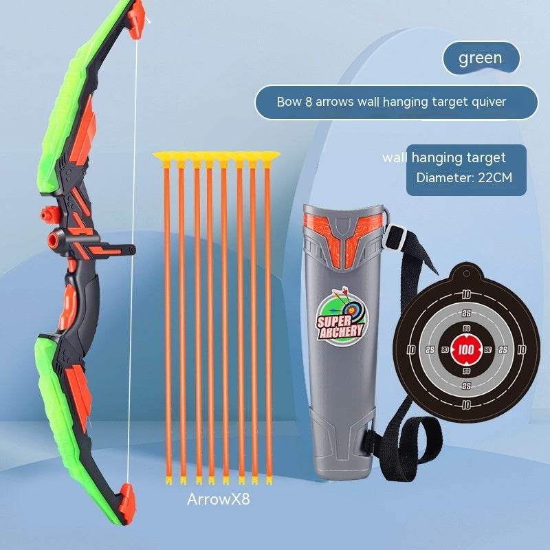 Children's Archery Bow and Arrow Set Arrow Target Quiver Boy Shooting - Gadget Aliens 