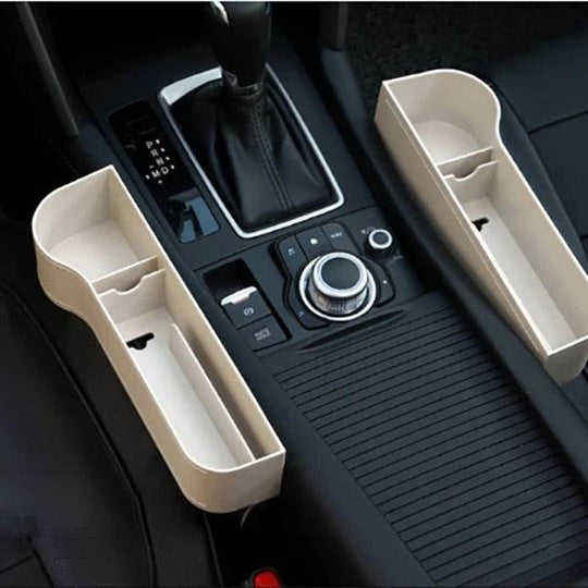 PU Car Organizer Seat Gap Storage Box Car Seat Side Slit for Wallet Phone Coins Cigarette Keys Cards Car Accessories - Gadget Aliens