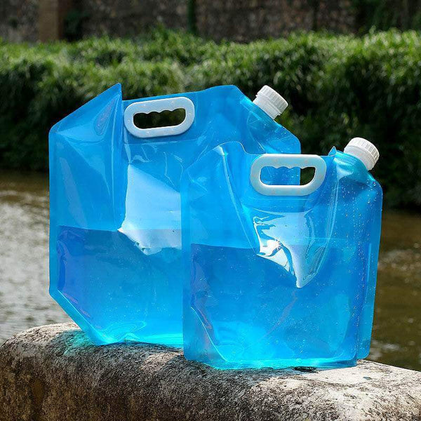PVC Outdoor Camping Hiking Foldable Portable Water Bags Container - Gadget Aliens 