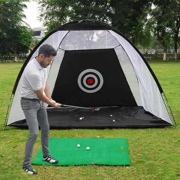 Golf Practice Net Tent Golf Hitting Cage Garden Grassland Practice Tent Golf Training Equipment Mesh Outdoor - Gadget Aliens