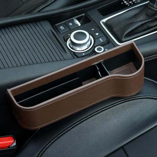 PU Car Organizer Seat Gap Storage Box Car Seat Side Slit for Wallet Phone Coins Cigarette Keys Cards Car Accessories - Gadget Aliens
