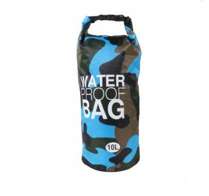 Camouflage waterproof bucket bag beach bag waterproof bucket bag outdoor drifting waterproof bag waterproof bag - Gadget Aliens