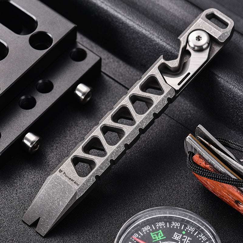 Titanium Crowbar Multifunctional Tools Outdoor Survival Gear