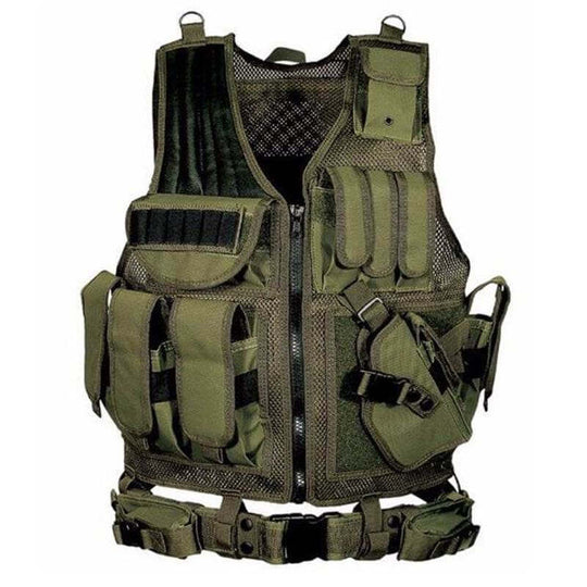 Tactical Vest Military Combat Army Armor Vests Molle Airsoft Plate Carrier Swat Vest Outdoor Hunting Fishing CS Training Vest - Gadget Aliens 