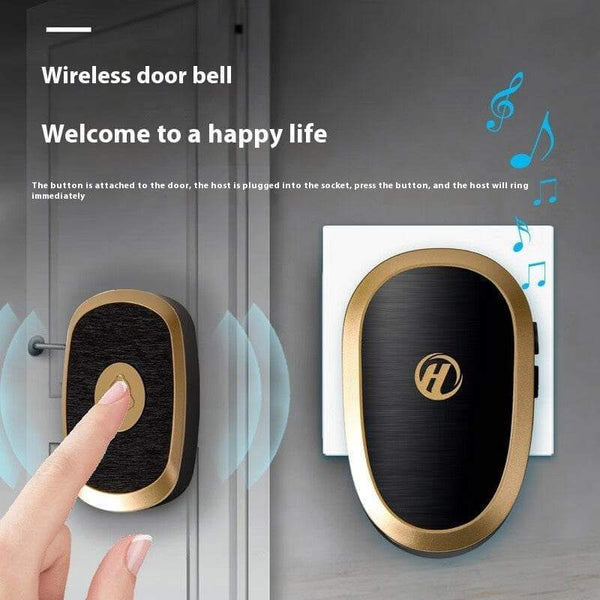 Doorbell Wireless Home Electronic Ultra Distance Unlimited Villa Waterproof Remote Control - Gadget Aliens 