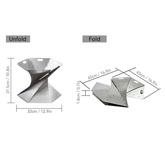 Outdoor camping bonfire heater - Gadget Aliens 