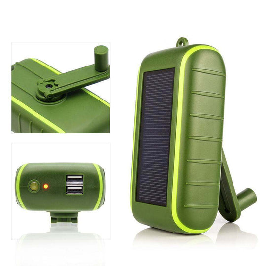 Mouth Hand Crank Charger Generator Backup Solar - Gadget Aliens 