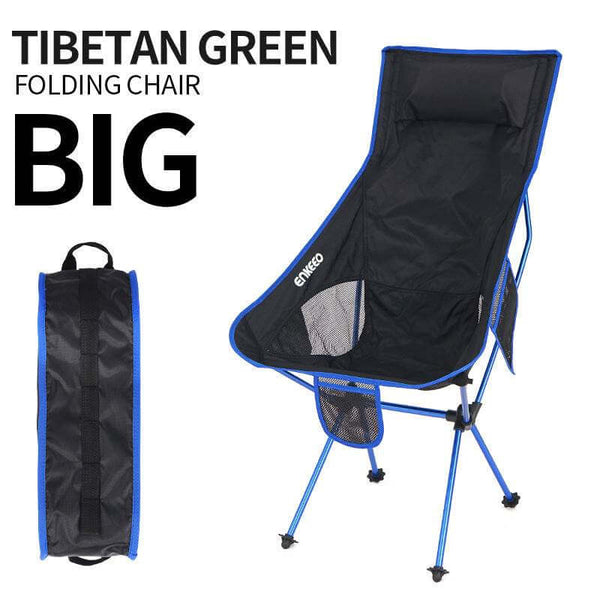Moon Chair Heightening Large Fishing Chair Folding Chair Camping Back Chair Aluminum Alloy Leisure Chair - Gadget Aliens 
