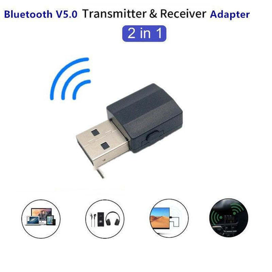 5.0USB Bluetooth Audio Transmitter Receiver Combo BT600 Bluetooth Transmitter Bluetooth Receiver - Gadget Aliens 