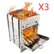 Lightweight Adjustable Folding Wood Burning Stove USA, Canada, AU - Gadget Aliens 