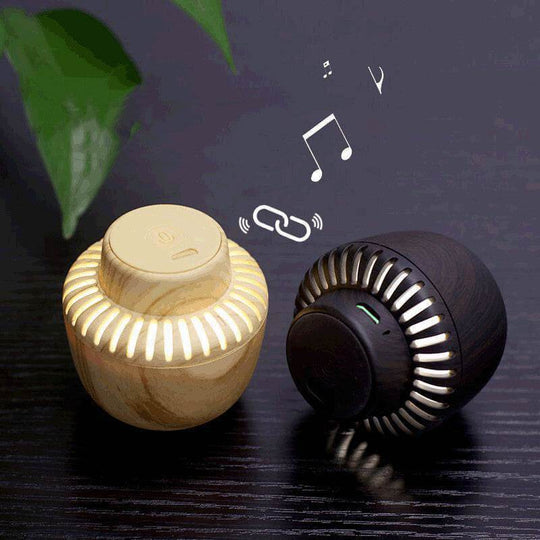 Portable Mushroom Small Audio TWS Pair Box LED With Night Light - Gadget Aliens