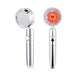 Propeller Driven Shower Head With Stop Button And Cotton Filter Turbocharged High Pressure Handheld Shower Nozzle - Gadget Aliens 