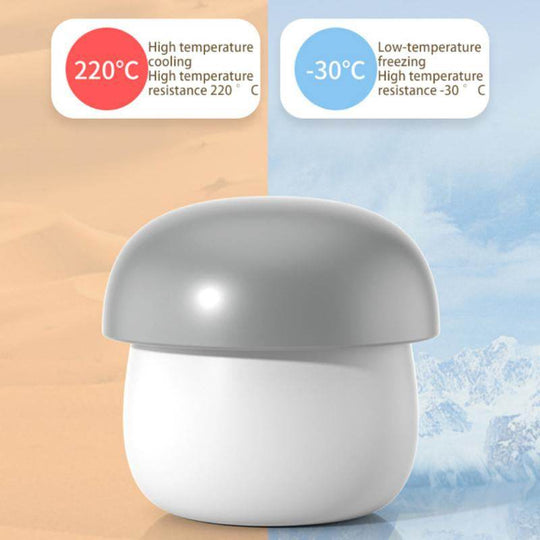 Ice Block Mold Silicone Mushroom Ice Cup Frozen Refrigerator Ice Grid Box Durable Easy Demould Bucket Homemade Crushed Ice Maker Ktichen Gadgets - Gadget Aliens 