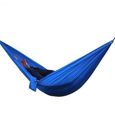 Backpacking Hammock - Portable Nylon Parachute Outdoor Double Hammock - Gadget Aliens