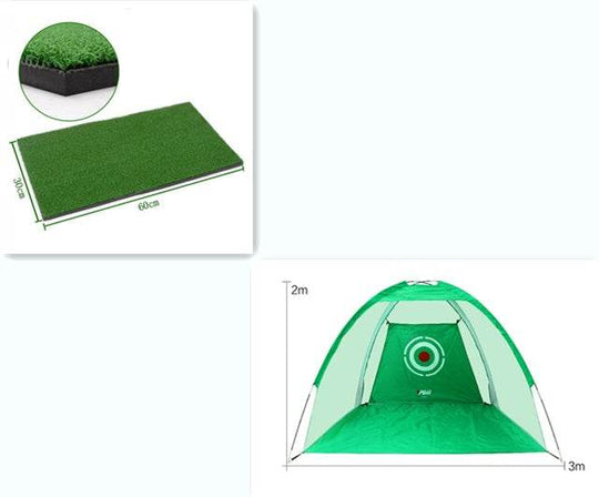 Golf Practice Net Tent Golf Hitting Cage Garden Grassland Practice Tent Golf Training Equipment Mesh Outdoor - Gadget Aliens 