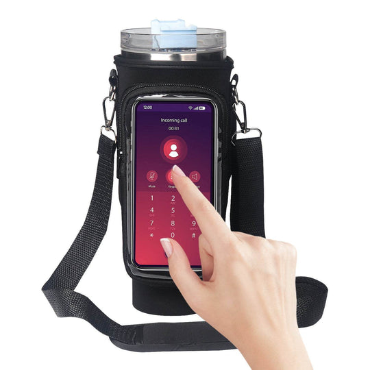 40oz Cup Cover Transparent Touch Screen Neoprene kitchen gadgets - Gadget Aliens 