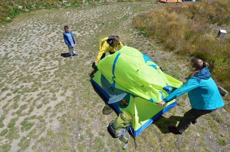 Tent Double Double Aluminum Pole Camping Outdoor Camping - Gadget Aliens