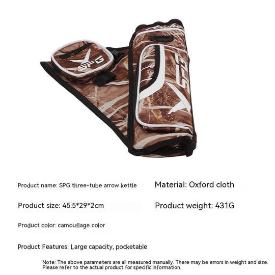 Archery Three-tube Arrow Pot Quiver Traditional - Gadget Aliens 