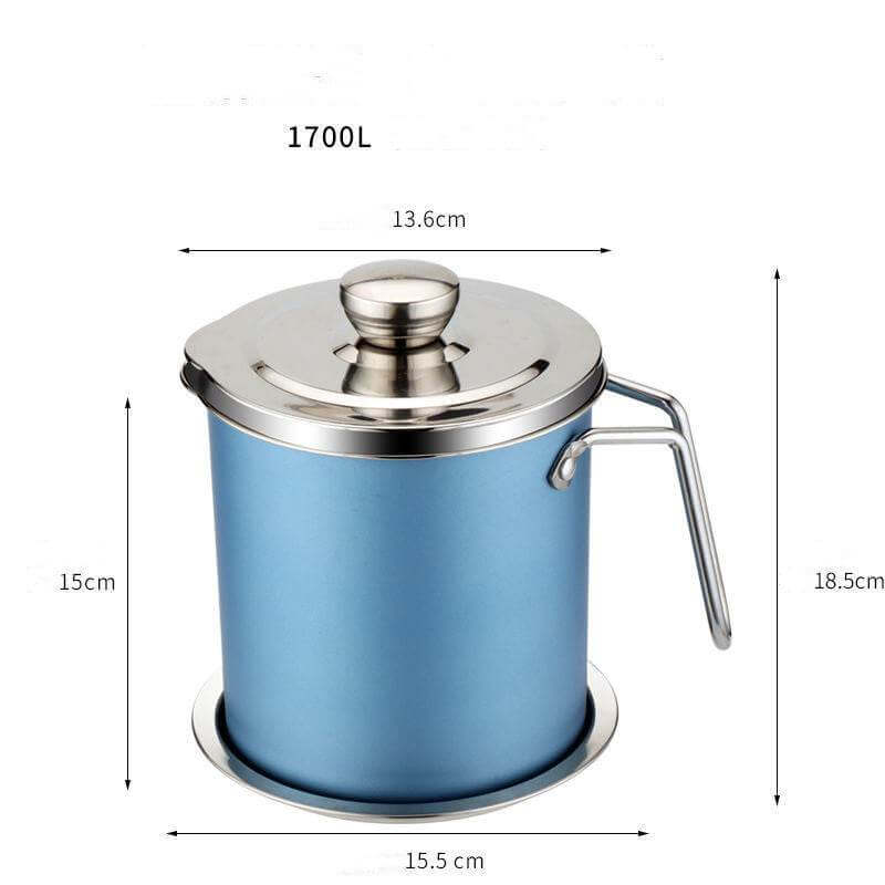 Stainless steel kitchen oil filter - Gadget Aliens 