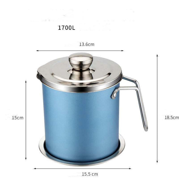 Stainless steel kitchen oil filter - Gadget Aliens 