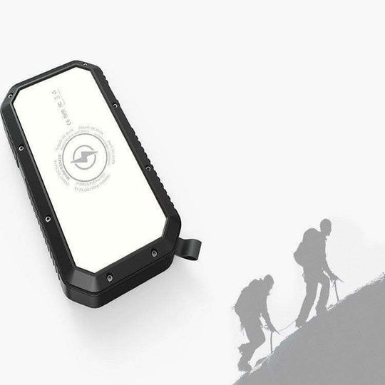 Wirelsess solar powerbank phone accessories torch - Gadget Aliens 