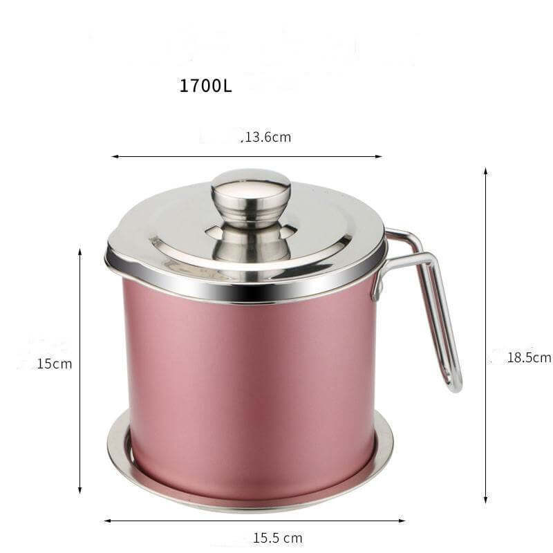 Stainless steel kitchen oil filter - Gadget Aliens 