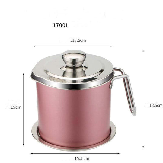Stainless steel kitchen oil filter - Gadget Aliens 