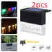 Solar Step Light – RGB Color-Changing Outdoor Lamp