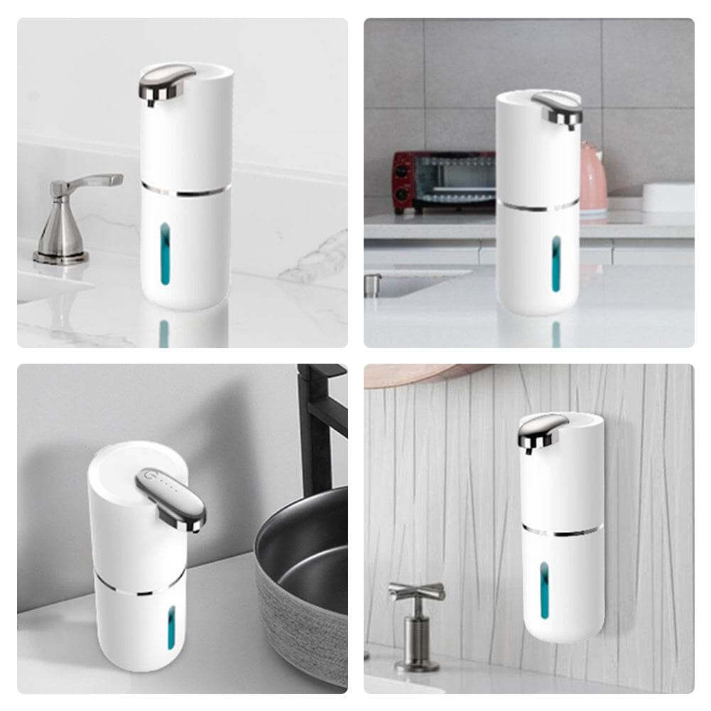 380ml Electric Sanitizer Dispenser Touchless Infrared Sensor Foam Soap Dispenser Wall Mounted Automatic Liquid Soap Dispensers - Gadget Aliens
