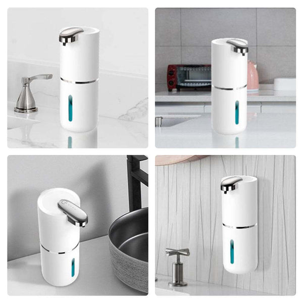 380ml Electric Sanitizer Dispenser Touchless Infrared Sensor Foam Soap Dispenser Wall Mounted Automatic Liquid Soap Dispensers - Gadget Aliens