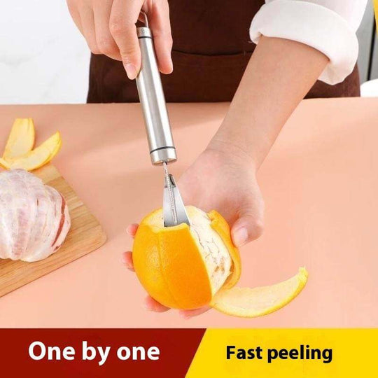 Orange-peeling Device Stainless Steel Household Peeling Kitchen Gadgets - Gadget Aliens 