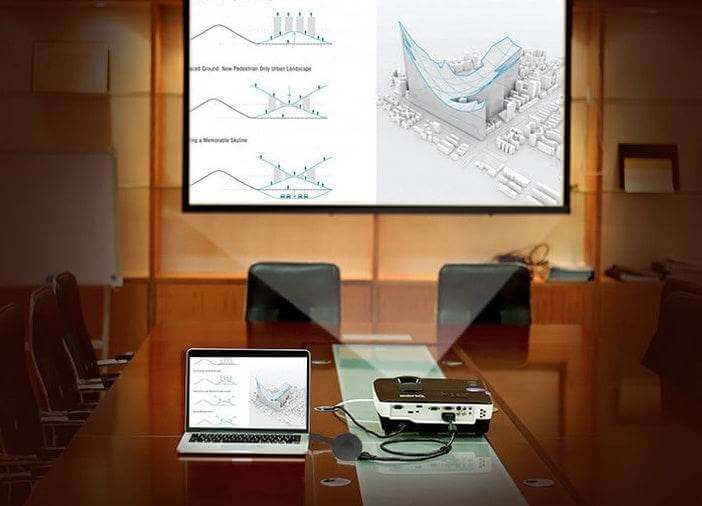 Compatible with Apple, Wireless Cast Same Screen TV Device Mobile Phone Laptop Computer Wi-Fi HD HDMI Projector Video Magnifier Smartphone Android IOS - Gadget Aliens