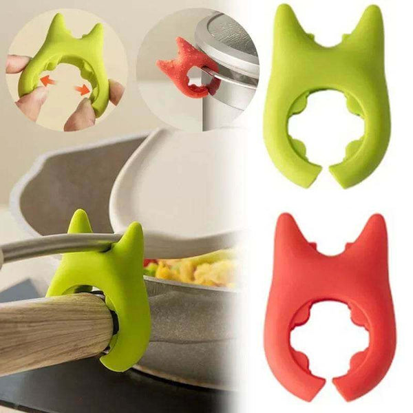 Multifunctional Spatula Holder Silicone Anti-overflow Spoon Holder Cooking Pot Anti-scalding Clip Kitchen Gadgets - Gadget Aliens