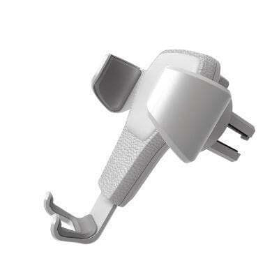 Leather grain gravity mobile phone car holder - Gadget Aliens