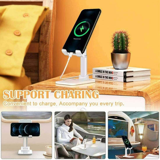 Cell Phone Stand Desktop Holder Tablet Stand Mount Mobile Phone Desktop Tablet Holder Table Cell Foldable Extend Support Desk Mobile Phone Holder Stand - Gadget Aliens