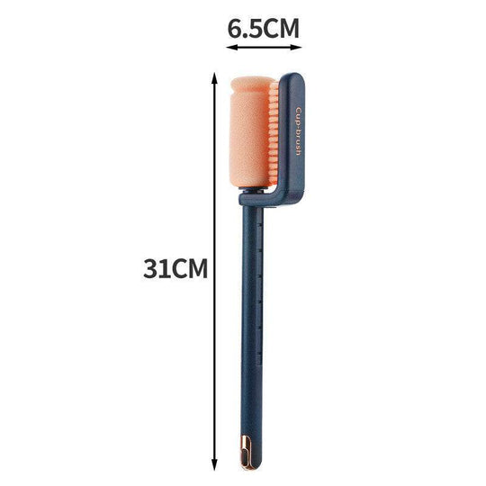 Non Dead Corner Glass Cleaning Brush Kitchen Gadgets - Gadget Aliens 