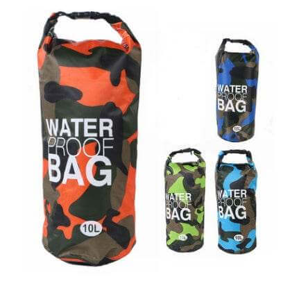 Camouflage waterproof bucket bag beach bag waterproof bucket bag outdoor drifting waterproof bag waterproof bag - Gadget Aliens