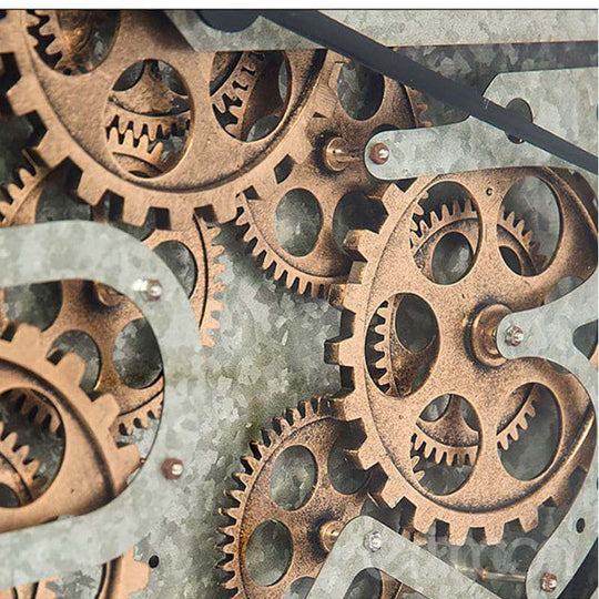 Creative Metal Gear Wall Clock - Gadget Aliens 