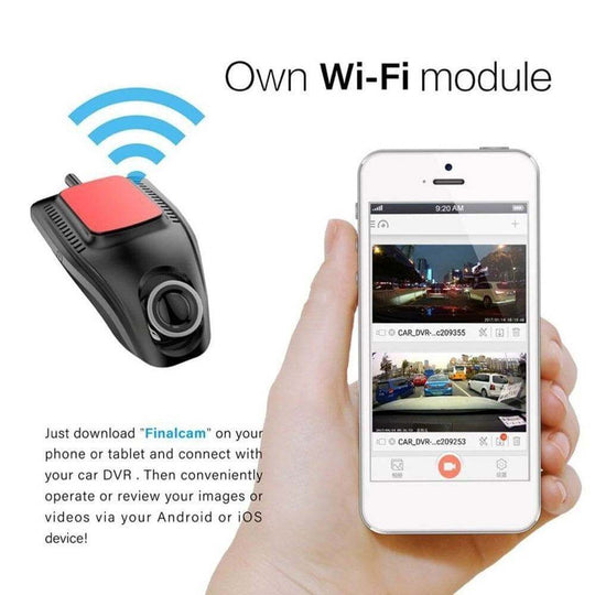 Small Eye Dash Cam Car DVR Recorder Camera With Wifi Full HD - Gadget Aliens