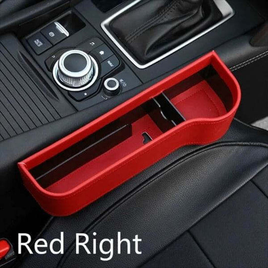 PU Car Organizer Seat Gap Storage Box Car Seat Side Slit for Wallet Phone Coins Cigarette Keys Cards Car Accessories - Gadget Aliens