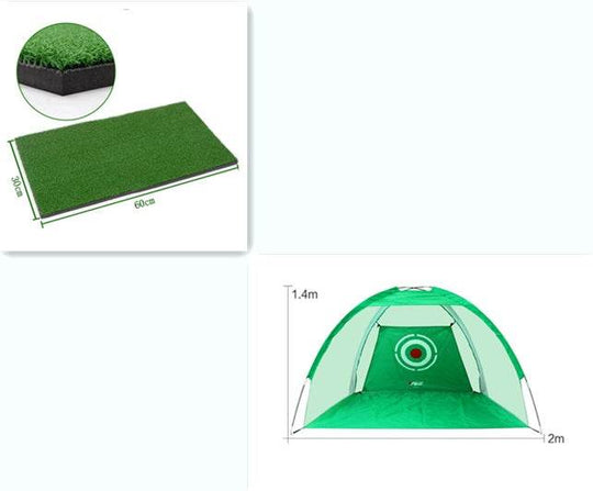 Golf Practice Net Tent Golf Hitting Cage Garden Grassland Practice Tent Golf Training Equipment Mesh Outdoor - Gadget Aliens 