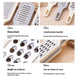 3 In 1 Cheese Grater Portable Handheld Stainless Steel Vegetable Grater Kitchen Tools Efficient Food Graters Home Kitchen Gadgets - Gadget Aliens 