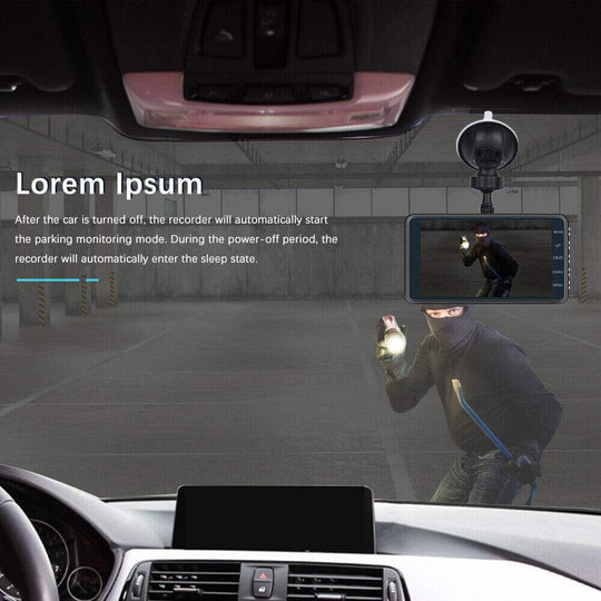 Car Camera Recorder Dual Front And Rear HD 1080P Dash Cam Night Vision - Gadget Aliens