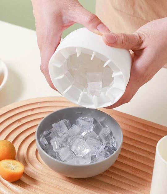 Ice Block Mold Silicone Mushroom Ice Cup Frozen Refrigerator Ice Grid Box Durable Easy Demould Bucket Homemade Crushed Ice Maker Ktichen Gadgets - Gadget Aliens 