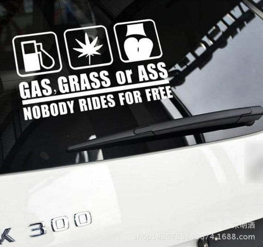 Reflective car sticker - Gadget Aliens 